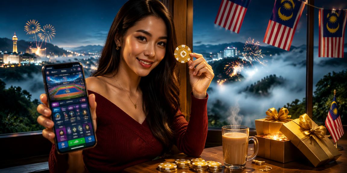 Pengguna mengakses kasino mudah alih di Genting Highlands dengan seronok